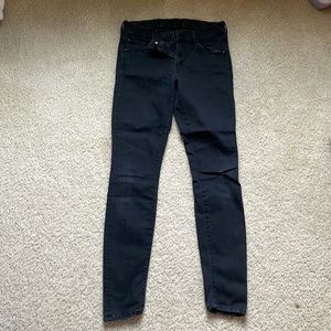 Mother black skinny jeans